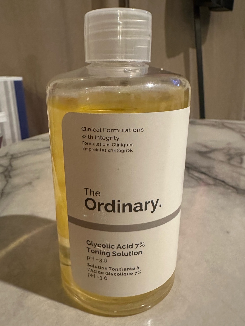 The Ordinary Glycolic Acid 7% Toning Solution - Yellow & White